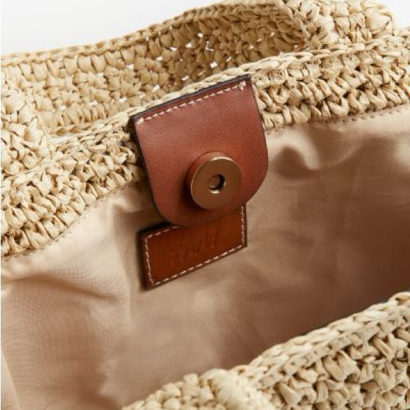 H&M ‘Milano’ straw tote ‘SOLD OUT’ - Picture 4 of 8